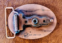 Anixter Mining Cable Specialists Trademark Logo Belt Buckle USA Industrial IL