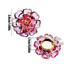 Vintage Fancy Decorative Metal Flower Shaped | Shirt Suit Button Cover For Women