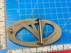 2OH Cutout gold color Vintage belt buckle – Peace love & Rock & Roll
