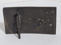 Winchester Repeating Arms New Haven Conn. Rifle Guns Vintage Brass Belt Buckle