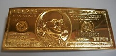 MEN&rsquo;S FASHION GOLD FINISH $100 METAL CASUAL BUCKLE TO WEAR WITH BELT (NO BELT)
