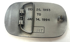 USS United States Steel Belt Buckle – Mon Valley Works Edgar Thomson 600 Heats