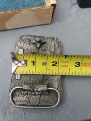 BRANSON MISSOURI Belt Buckle BC-0007~Enamel Banjo Fiddle~Big Cabin Wholesale Gif