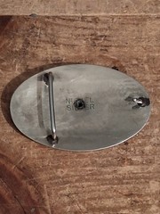 Hores Belt Buckle Nickel Silver Vintage 70s