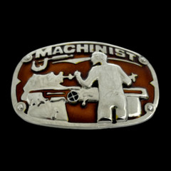 MACHINIST MACHINE OPERATOR MECHANIC TOOLS BELT BUCKLE BUCKLES BOUCLE DE CEINTURE
