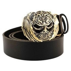 Brass belt buckle Yggdrasil, Scandinavian Nordic Celtic Norse mythology