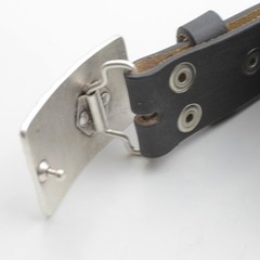 Croco Look Metal Belt Buckle – Textured Design, Elegant & Modern
