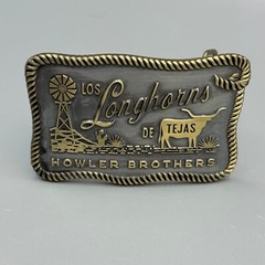 Howler Brothers Longhorns Belt Buckle Los Metal Texas Cowboy UT 2025