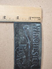 Vintage Winchester Repeating Arms New Haven Brass Belt Buckle Lewis of Chicago