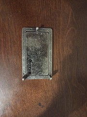 Guess JEANS Belt Buckle reversible black cross