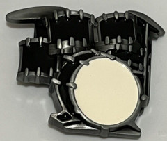 Drum Set Metal Enamel Belt Buckle Rock Music Entertainment Rock N Roll