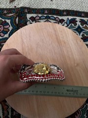 Western Buckle Gold Silver Red Black Red Horse Cowboy Buckle 2 » Hebilla Vaquero