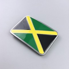 Men Belt Buckle Jamaica Flag Belt Buckle Gürtelschnalle Boucle de ceinture