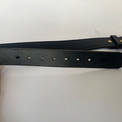 Rare Vintage 1995 Made in USA 3D “By Land Sea Air” Belt Buckle + Leather Belt 46