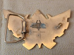 Nintendo 2011 Legend of Zelda Metal Enamel Fashion Belt Buckle 3” X 5”
