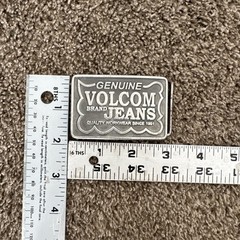 Mens Genuine Volcom Brand Jeans metal belt buckle
