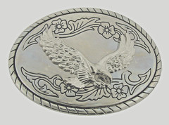 Eagle Belt Buckle New Men Women Western Style Cowgirl Cowboy Rodeo Silver Metal