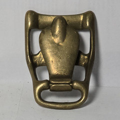 Gold Tone Metal Frame Belt Buckle Antique Finish Classic Solid Fits 1.5 in Belt