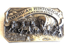 Wagons West American Commemorative Buckle – Siskiyou 1981 Limited Edition Brass