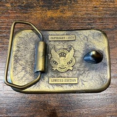 VTG Toro 70&rsquo;s Great American Buckle Co Brass Limited Edition Americana Farm USA