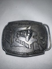 1990 Presidential Safety Award for Joslin Hides and Leather Buckle # 37 Of 250