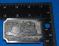 « Can Do » Ross Construction Co., Inc. Belt Buckle, Complete & Functional