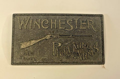 VINTAGE WINCHESTER REPEATING ARMS BELT BUCKLE LEWIS BUCKLES 🌺🌺