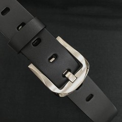 New Men&rsquo;s Concise Pure Titanium Belt Pin Buckle Waist Strap Head EDC Accessories