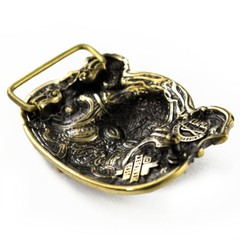 Belt buckle Viking; warrior belt buckle; Scandinavian warrior buckle