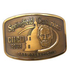 VTG Cilco Gas Operations Springfield Centurions Company Belt Buckle Lincoln