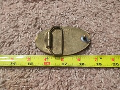 Very Cool Solid Brass Beltbuckle (Offers Accepted)