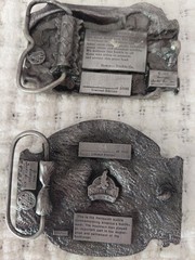 Siskiyou Lot of 8 Great Northwest Limited Edition Vintage Silver Belt Buckles