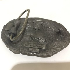 Harley Davidson Vintage Belt Buckle Eagle Snake Motorcycle Heavy Metal Japan