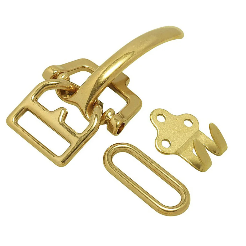 Retro Style Solid Brass Littleton Cavalry Belt Buckle Connector Flower Pattern