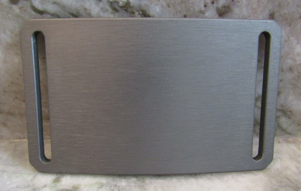 GRIP6 BELT BUCKLE – DARK SILVER / GUNMETAL – 1.5 INCH WIDE