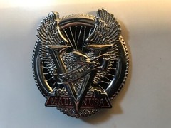 Rare men’s Harley-Davidson Eagle,V-Twin&Wheel solid brass belt buckle.Chrome