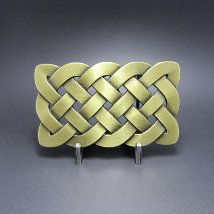 NEW IRISH CELTIC KNOTS BRONZE ANTIQUE VINTAGE MEDIAVAL BELT BUCKLE