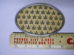 Very Nice Marijuana Pot Leaf Belt Buckle