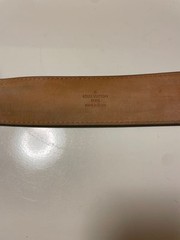 Louis Vuitton Metal Buckle Belt Travel Requisite design Used From Japan