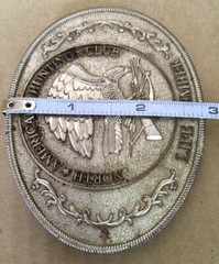 Handyman Club Of America Hunting Club Life Member Belt Buckle Lot of 2
