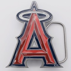 Los Angeles LA Angels Baseball Team Belt Buckle (New)