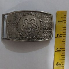 Vintage belt buckle American revolution bicentennial