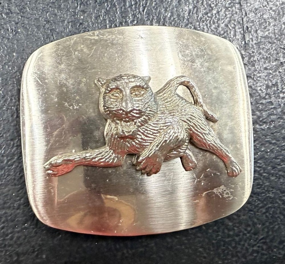 Silver Tiger Belt Buckle – Fierce Style in a Sleek Finish