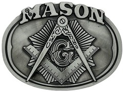 Mason Freemason Masonic Pewter Belt Buckle New