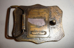 1977 Indiana Metal Craft Golden Gate Bridge San Francisco Belt Buckle