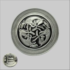 Celtic Design Celtic Dogs Belt Buckle Ornament Shield Dogs Belt Buckle *314