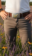 Men Western Silver Metal Buckle Square Gold Eagle Flying American Bird Accessory