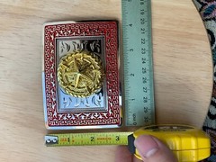 Western Buckle Silver Gold Red Texas Lone Star Cowboy Fit 2 » Hebillas Vaqueras