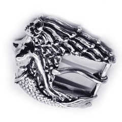 Mermaid Sterling Silver Belt Buckle
