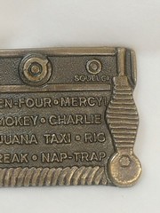 CB Radio 10-4 Mercy Smokey Belt Buckle Semi Truck Trucker Convoy ham